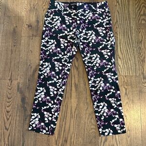 Banana Republic Multicolor Floral Trousers